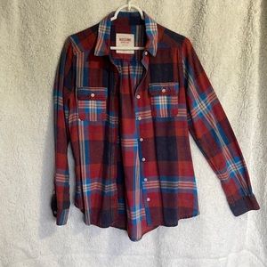 Distressed flannel